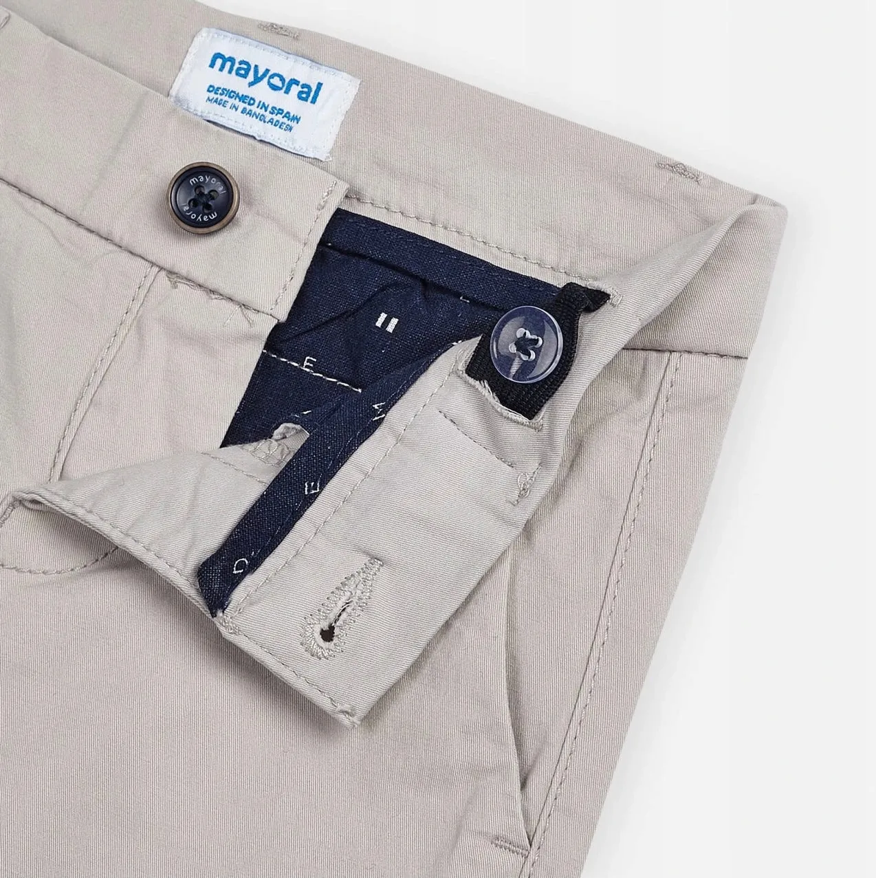 Mayoral Boys Chinos in Sand : Sizes 2 to 9 Years