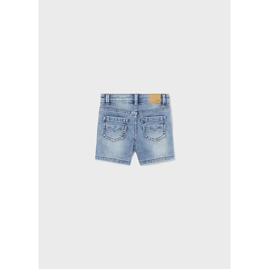 Mayoral Soft Denim Bermuda Shorts