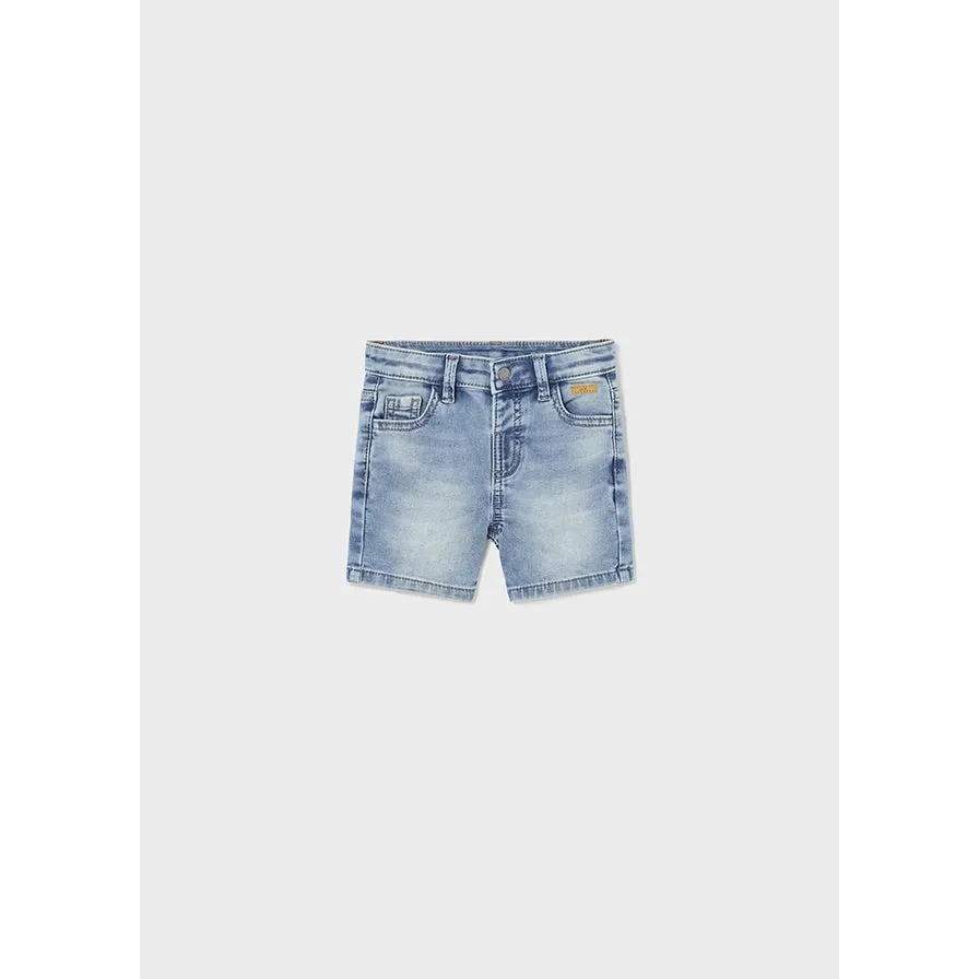 Mayoral Soft Denim Bermuda Shorts