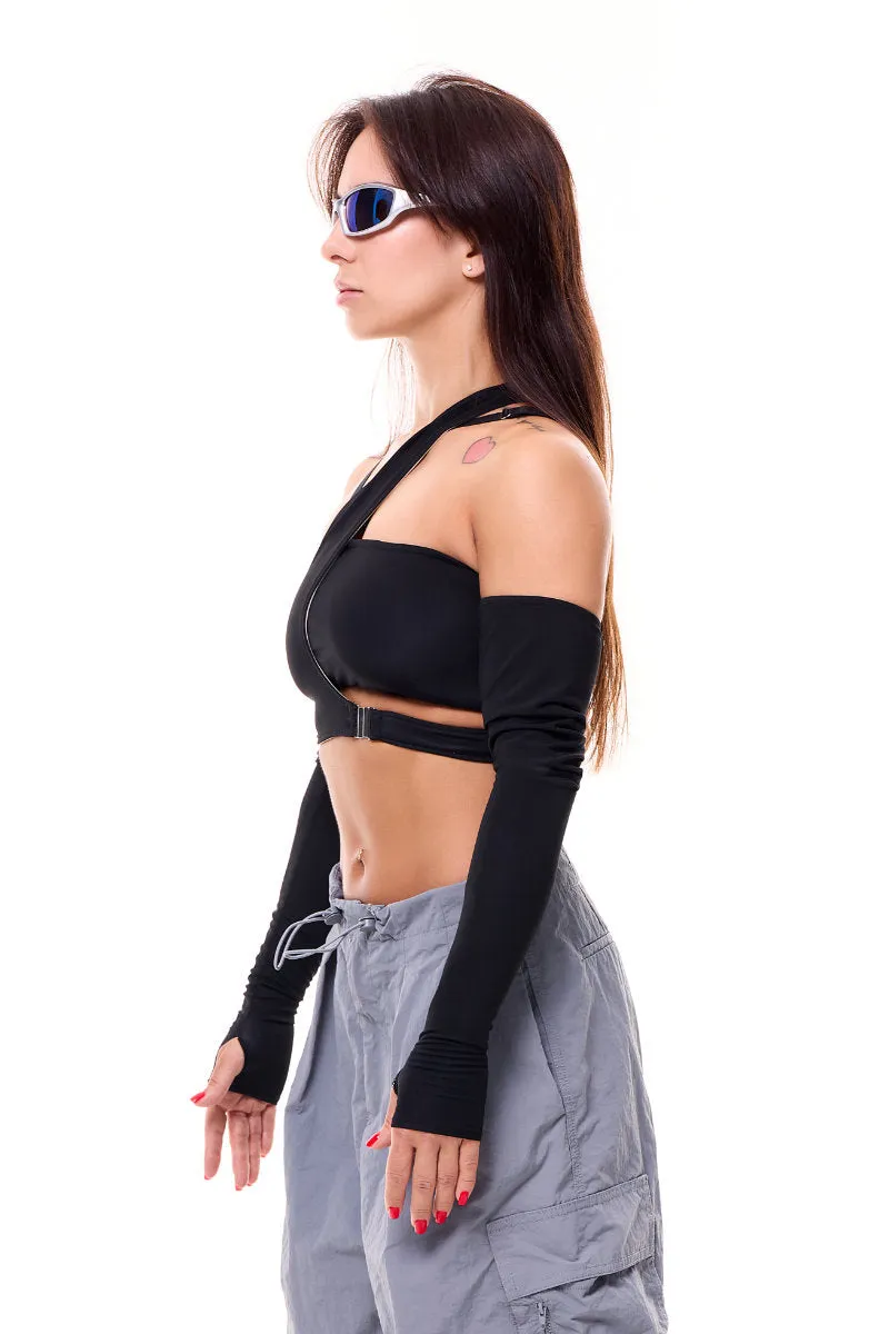 MÆD Kitana Top - Matte Black