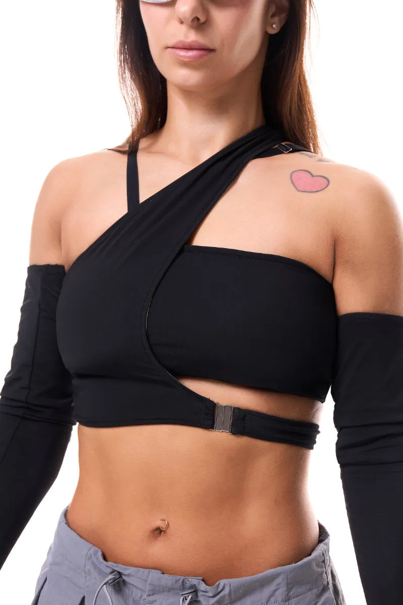 MÆD Kitana Top - Matte Black