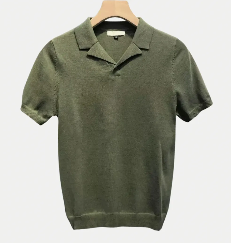 Men’s Dark Green Polo Shirt – Classic Fit, Breathable & Smart-Casual