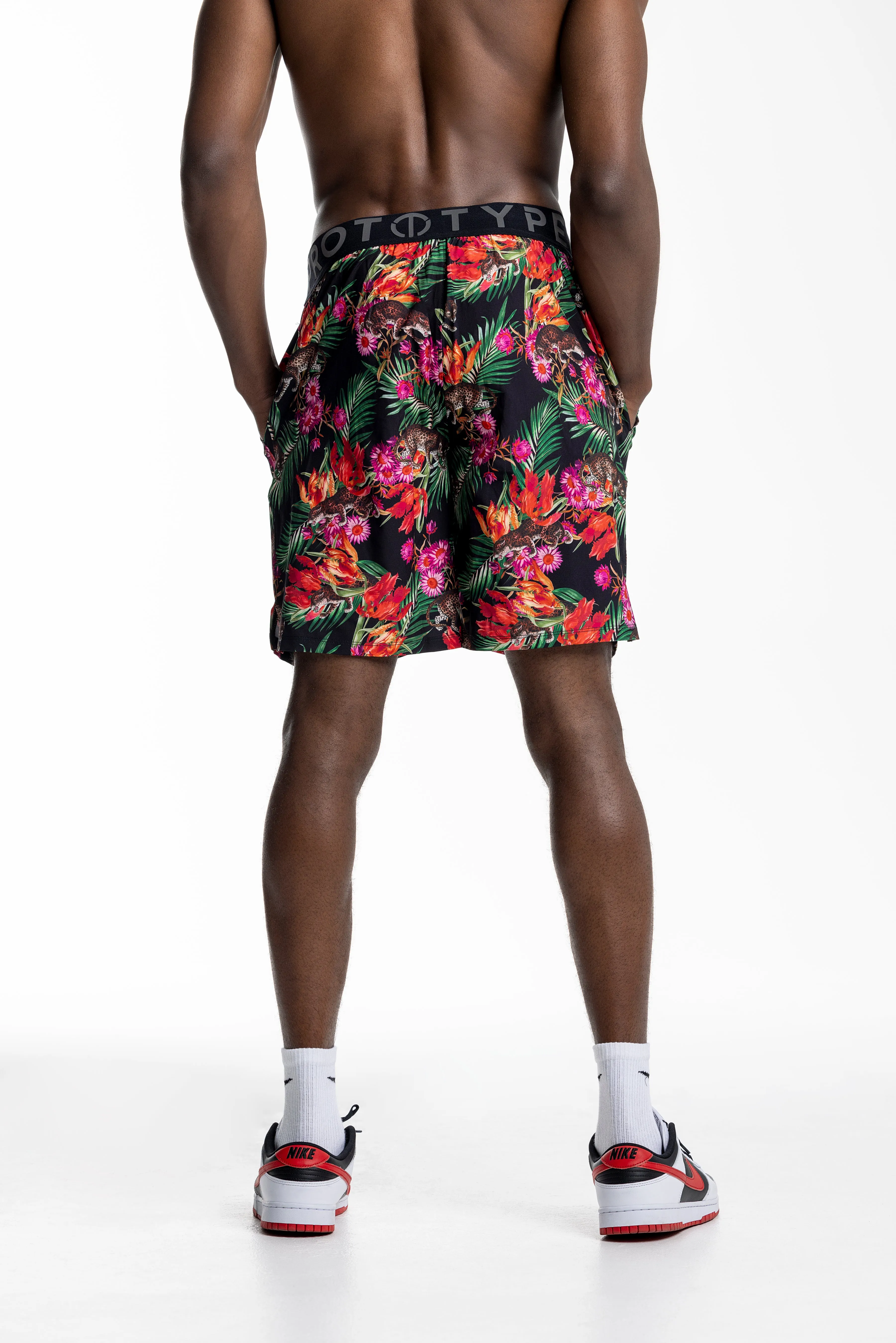 Men's Floral Shorts