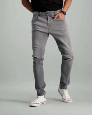 Men's Light Grey Skinny Denim Jean
