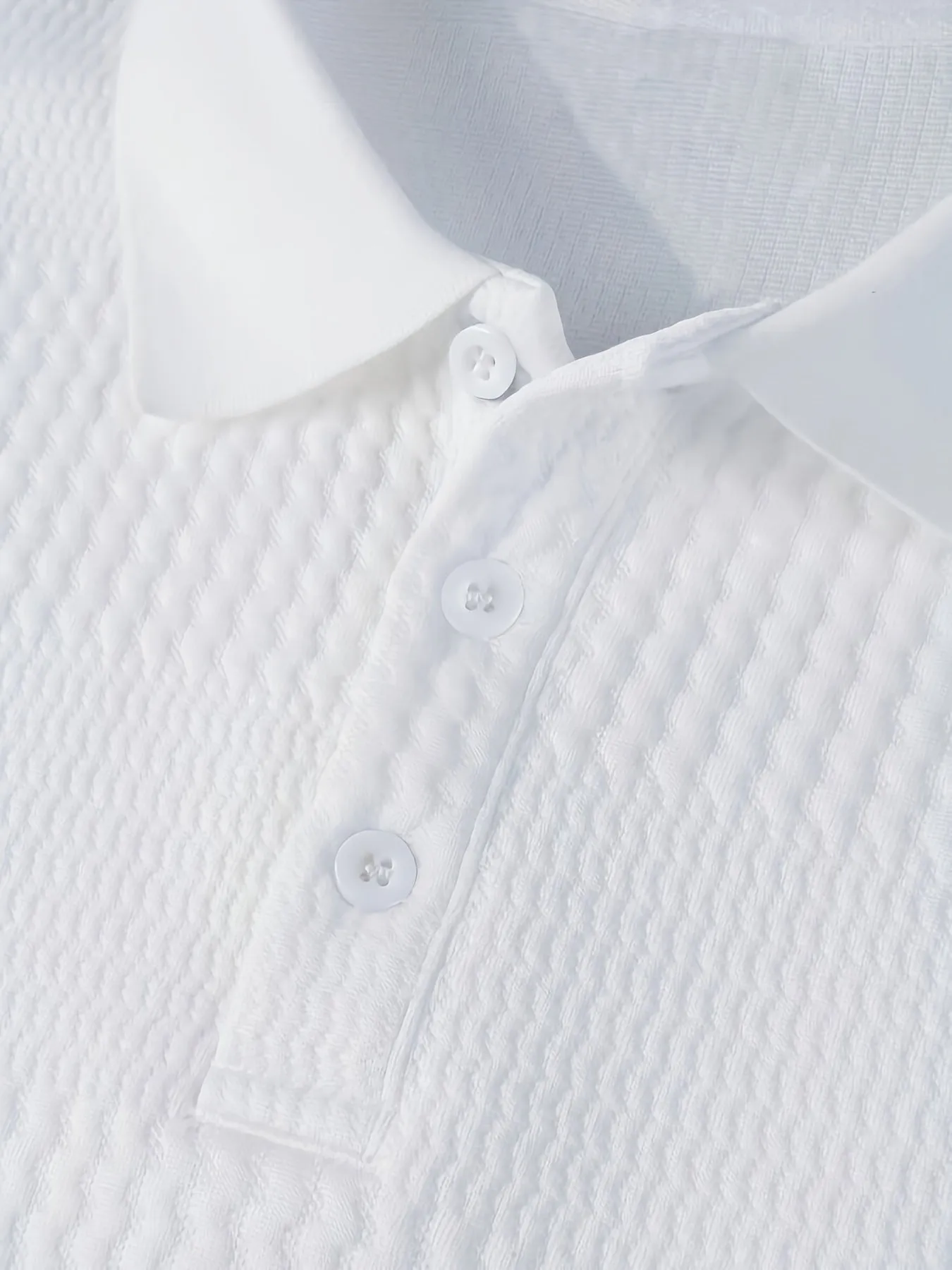 Men's Long Sleeve Knit Polo Shirt Casual – Richard