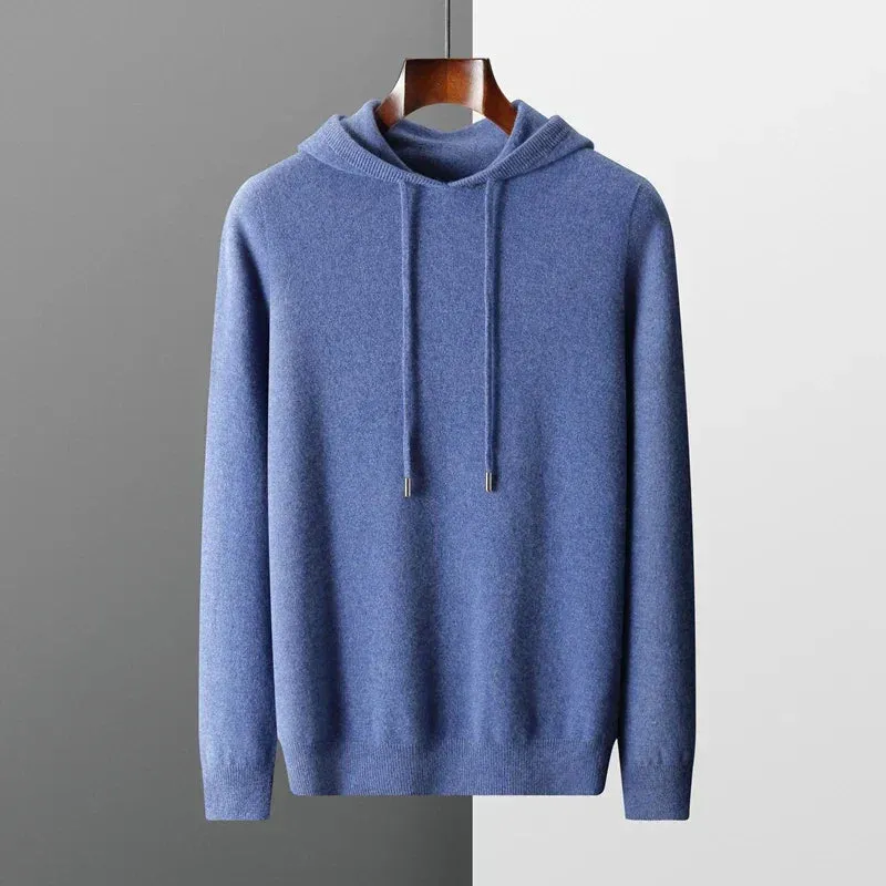 Men’s Merino Wool Hoodie – Ultra-Soft, Warm & Breathable Australian Wool Knitwear