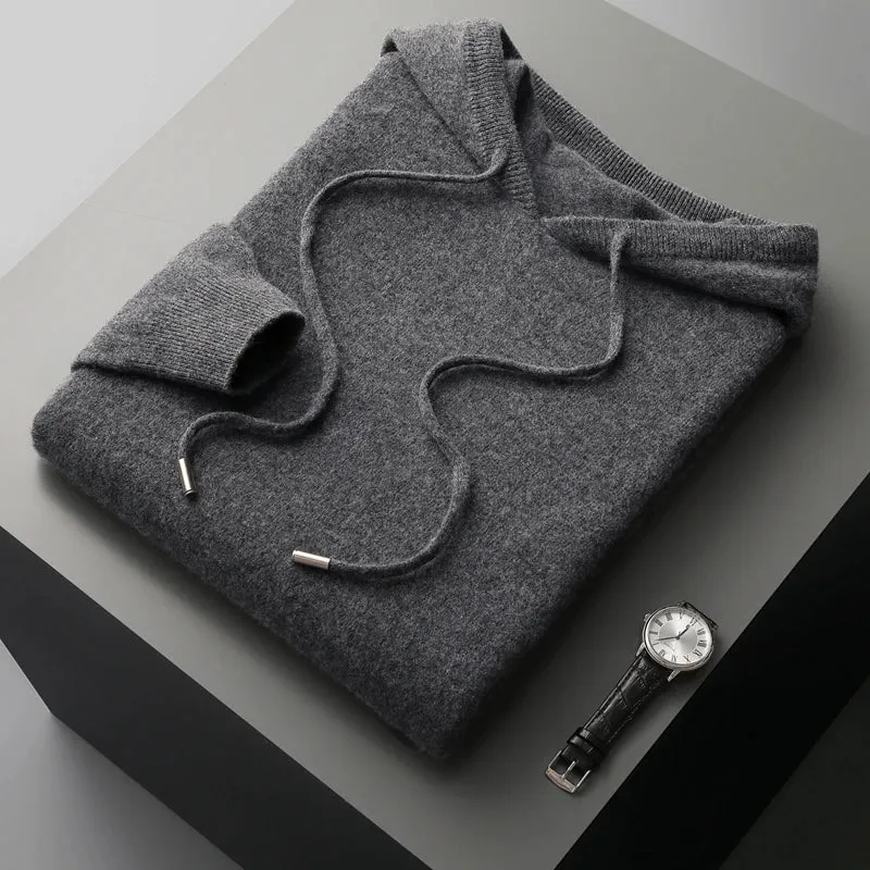 Men’s Merino Wool Hoodie – Ultra-Soft, Warm & Breathable Australian Wool Knitwear