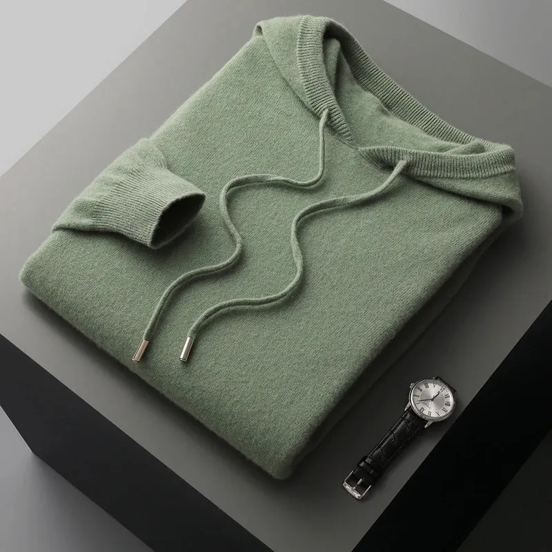 Men’s Merino Wool Hoodie – Ultra-Soft, Warm & Breathable Australian Wool Knitwear