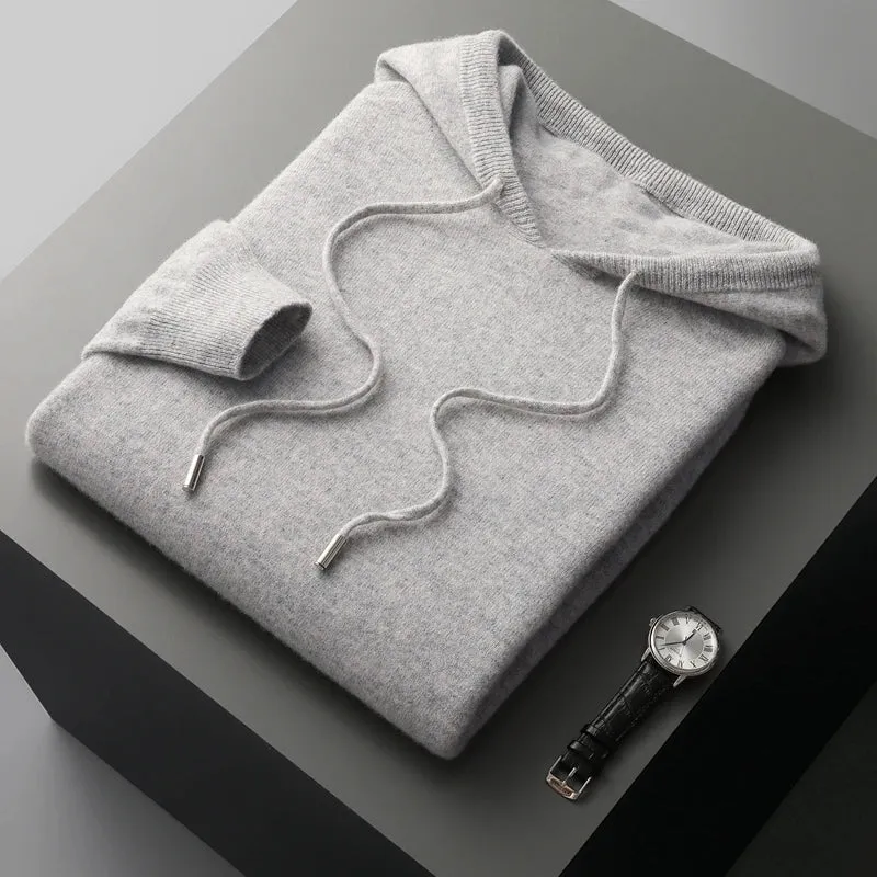 Men’s Merino Wool Hoodie – Ultra-Soft, Warm & Breathable Australian Wool Knitwear