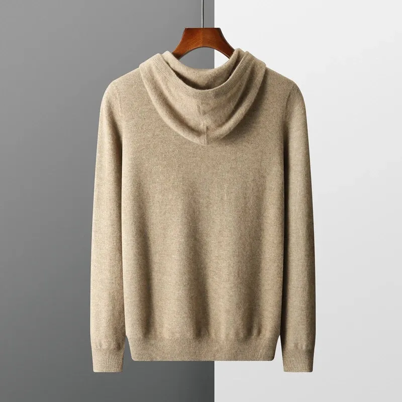 Men’s Merino Wool Hoodie – Ultra-Soft, Warm & Breathable Australian Wool Knitwear