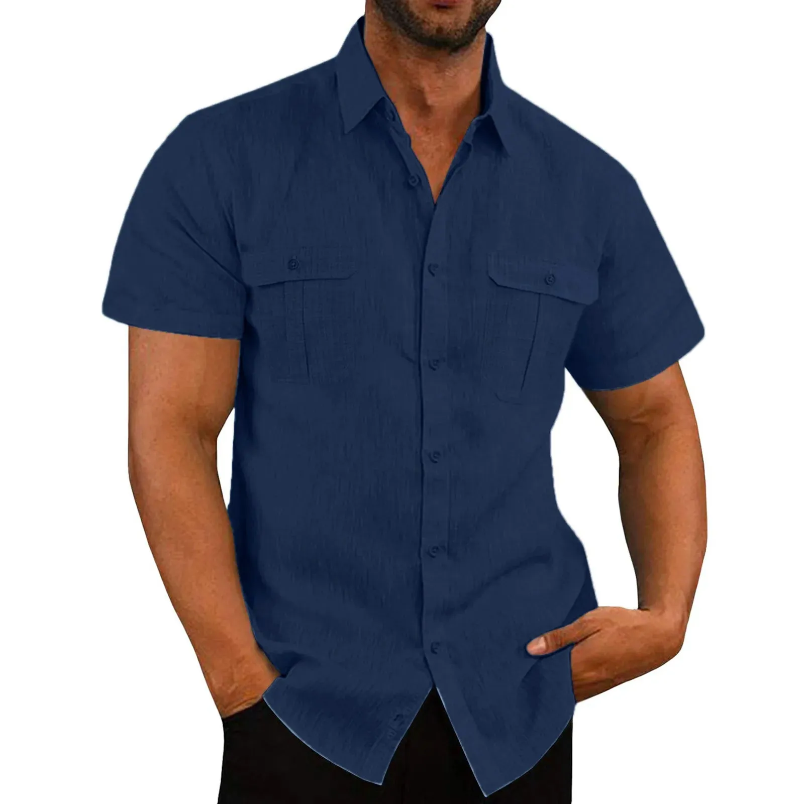 Men's Spring Polo Shirt – Breathable & Comfortable