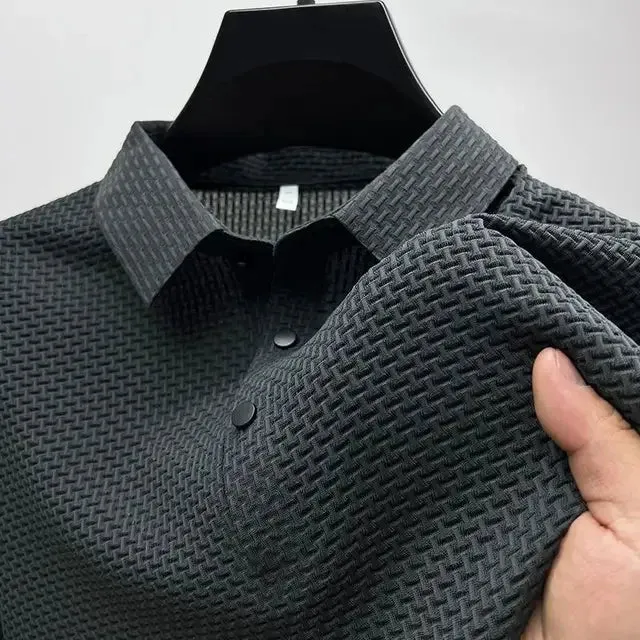 Men’s Summer Short Sleeve Polo Shirt – Breathable & Casual