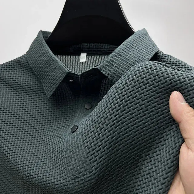 Men’s Summer Short Sleeve Polo Shirt – Breathable & Casual