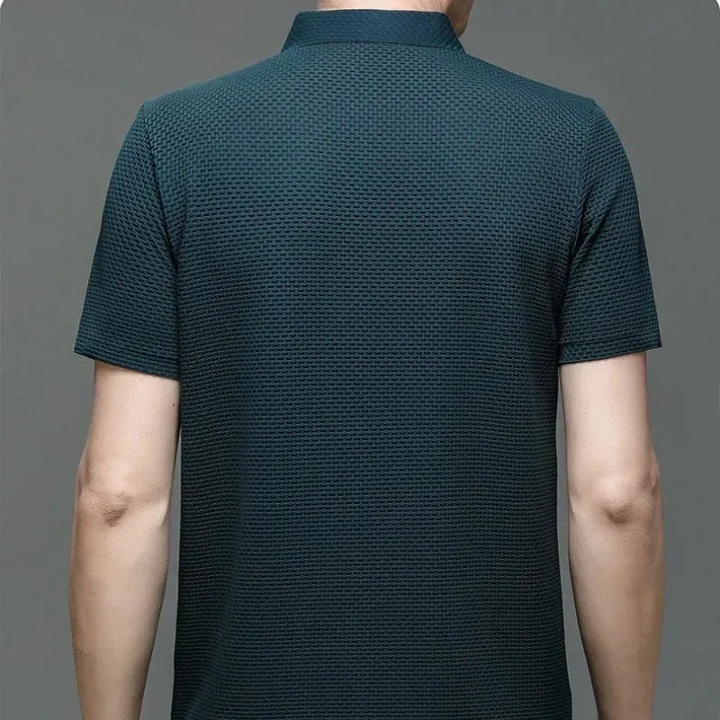 Men’s Summer Short Sleeve Polo Shirt – Breathable & Casual