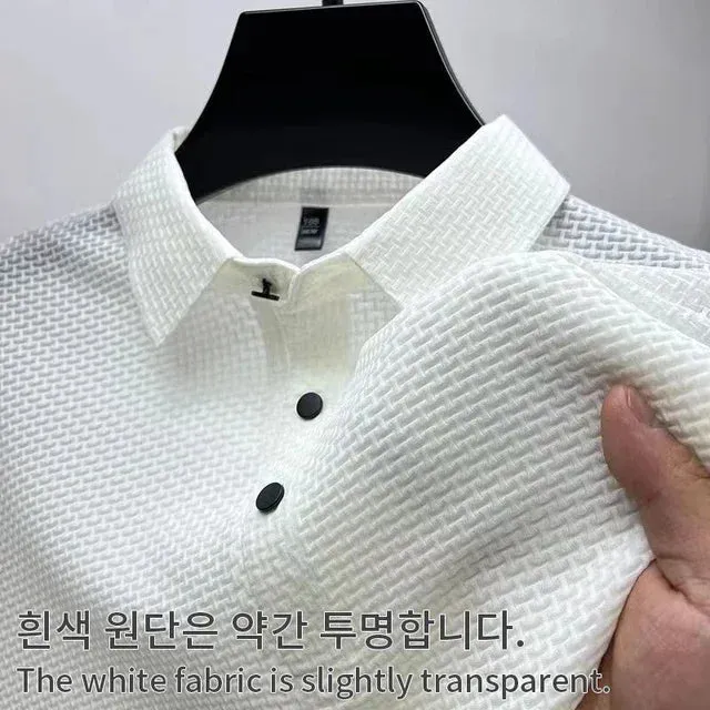 Men’s Summer Short Sleeve Polo Shirt – Breathable & Casual