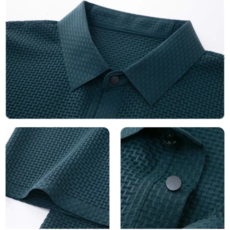 Men’s Summer Short Sleeve Polo Shirt – Breathable & Casual