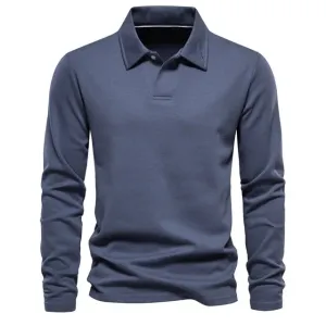 Men's Timeless Long Sleeve Polo Shirt