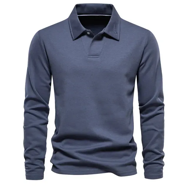 Men's Timeless Long Sleeve Polo Shirt