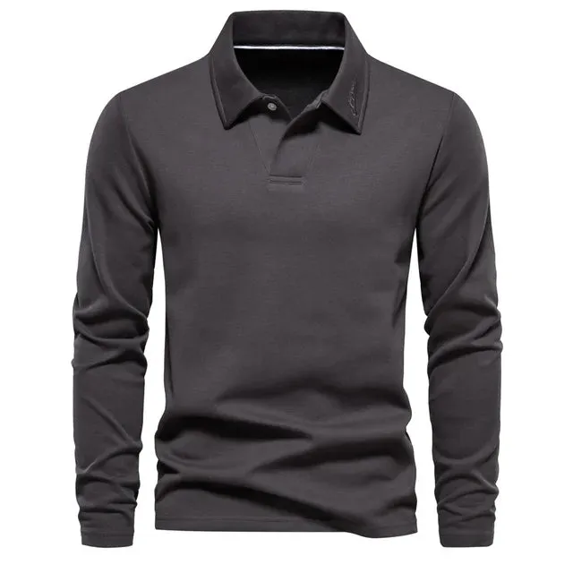 Men's Timeless Long Sleeve Polo Shirt