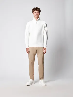 Men's Zip Mock Neck Sweater