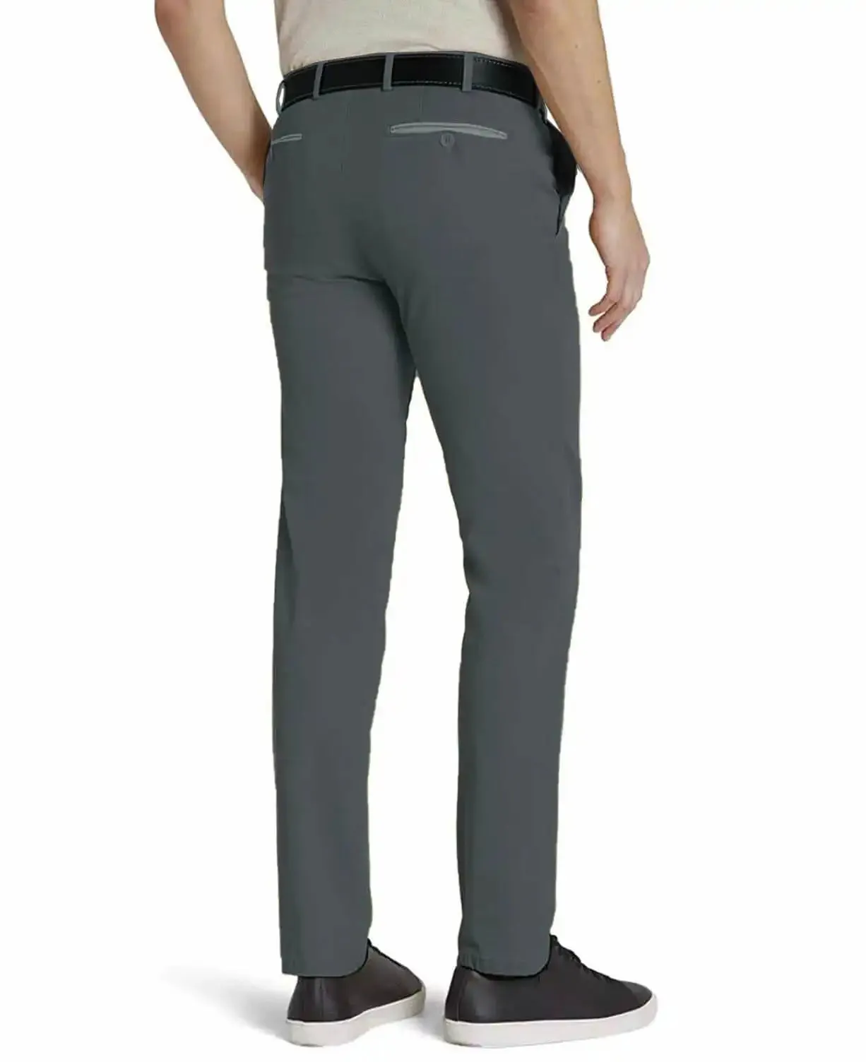 Meyer Chino Trousers New York Luxury Cotton Grey