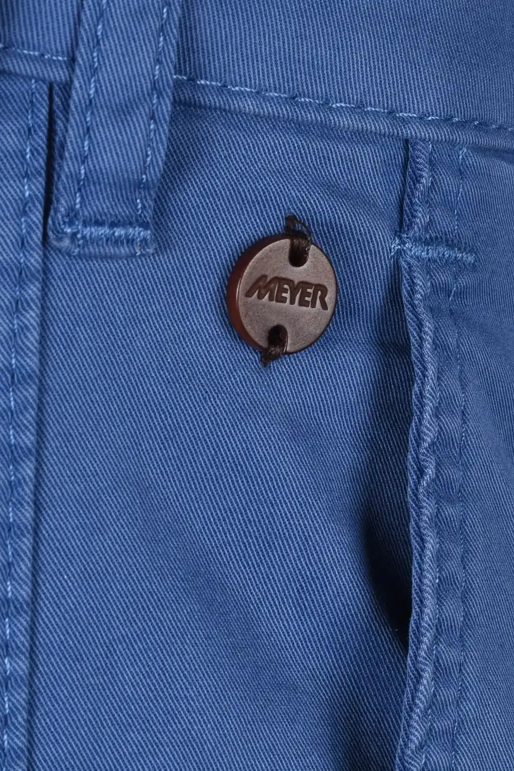 Meyer Mens Chino Trousers Rio Luxury Cotton 1-3011/17 Blue