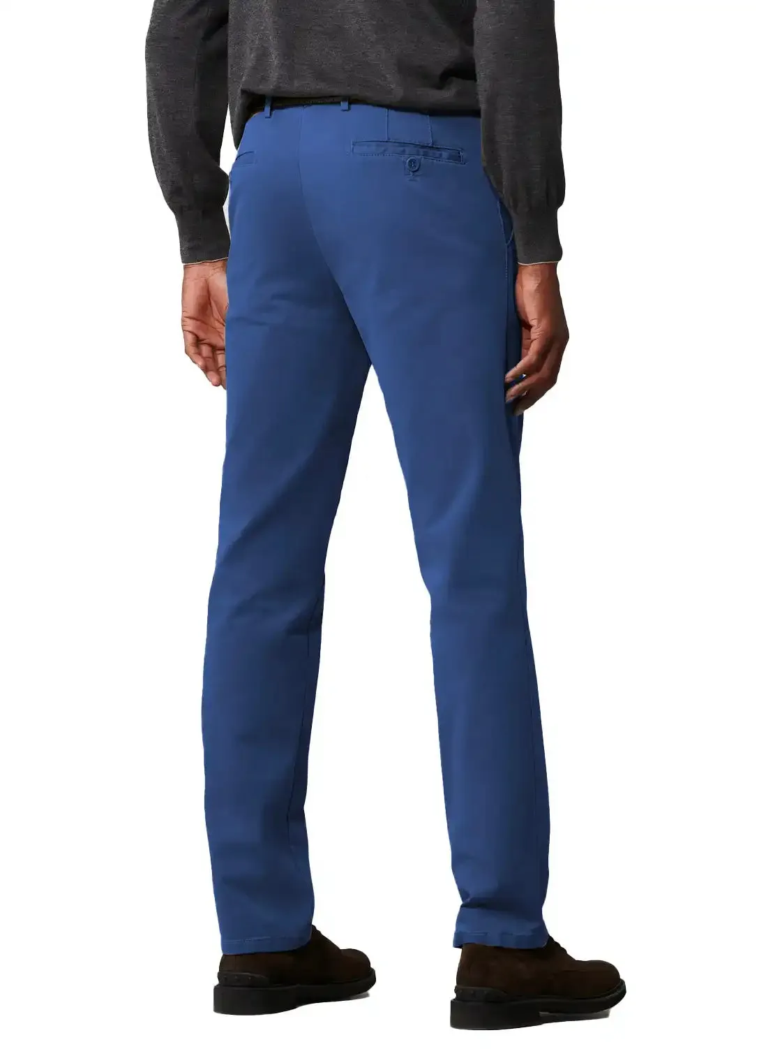 Meyer Mens Chino Trousers Rio Luxury Cotton 1-3011/17 Blue