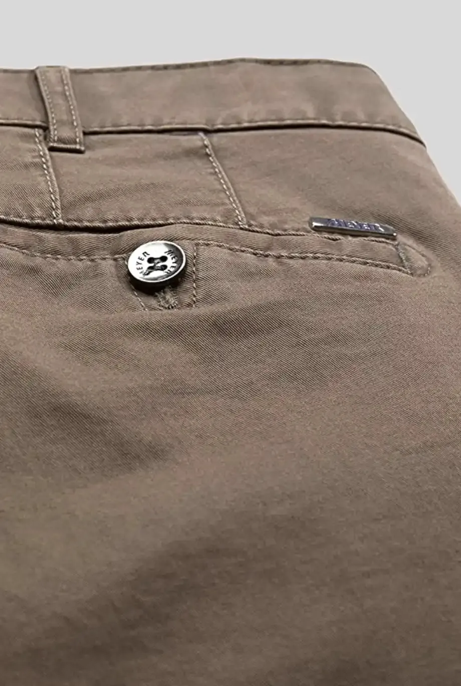 Meyer Men's Chino Trousers Roma Cotton 9-316/35 Stone Brown