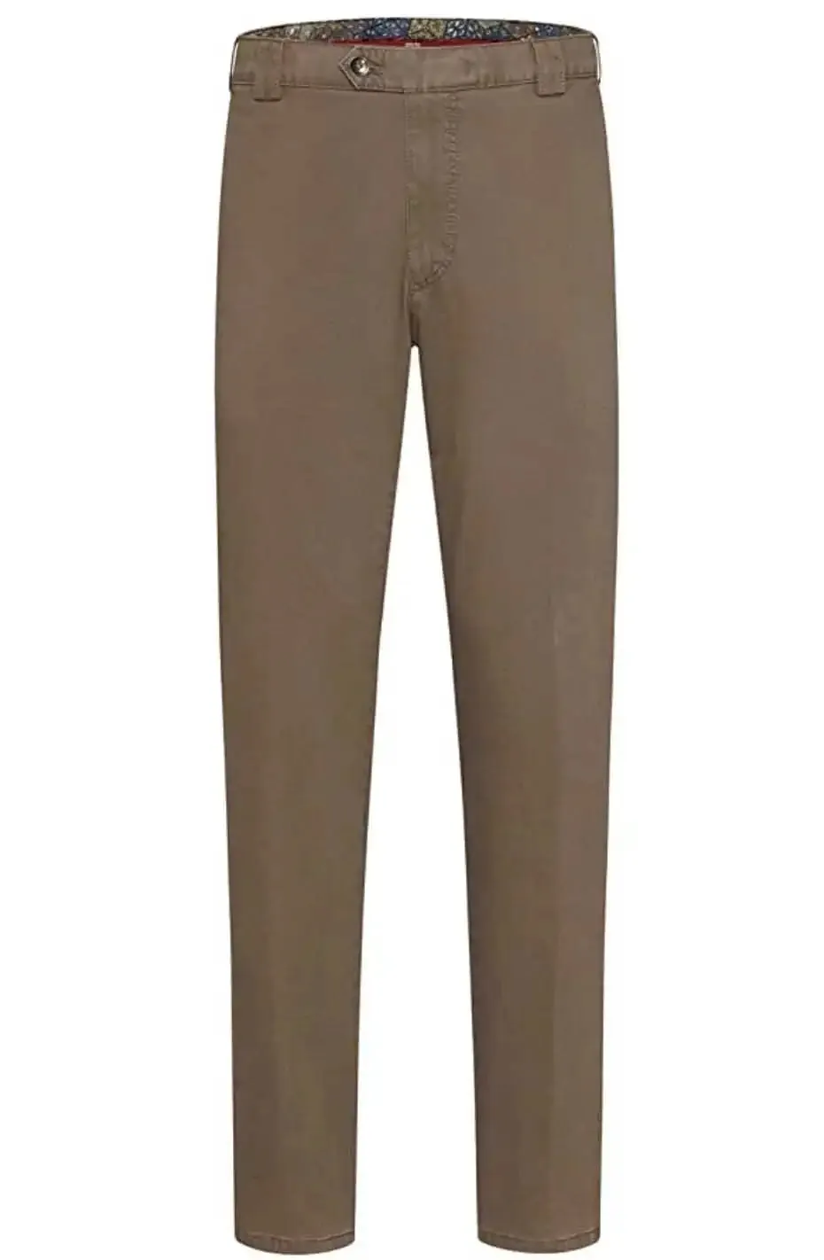 Meyer Men's Chino Trousers Roma Cotton 9-316/35 Stone Brown