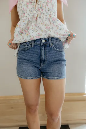 Midnight denim shorts