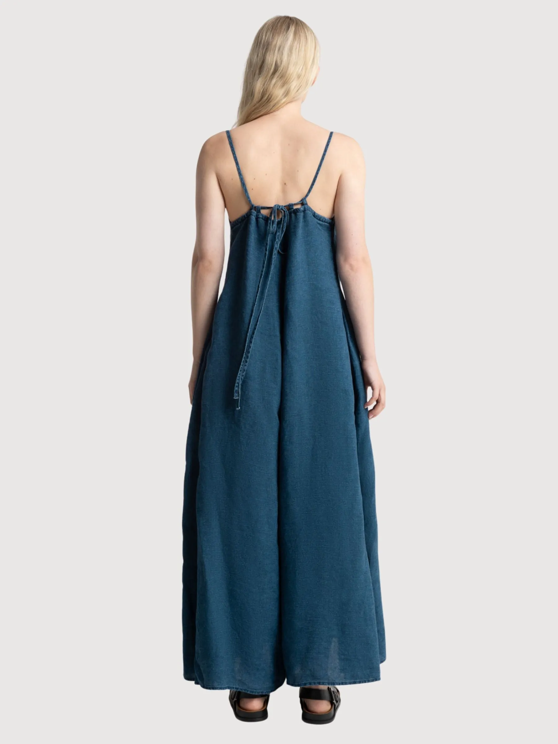 Mikasa Indigo Linen Dress Women | King Of Indigo
