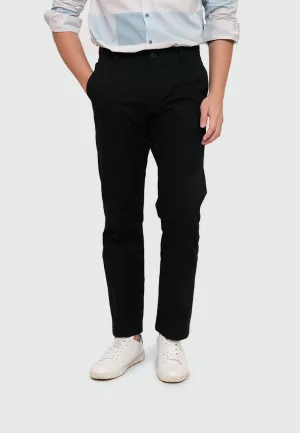 MOC Celana Panjang Chinos Pria Reguler Fit HARRINGTON - Black