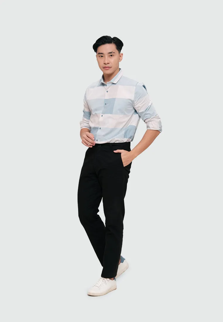 MOC Celana Panjang Chinos Pria Reguler Fit HARRINGTON - Black