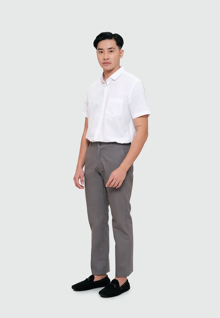 MOC Celana Panjang Chinos Pria Reguler Fit HARRINGTON - Dark Grey