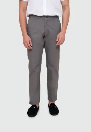 MOC Celana Panjang Chinos Pria Reguler Fit HARRINGTON - Dark Grey