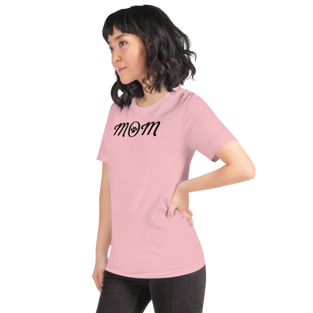 Mom w/ Dog Paw T-Shirts - Light