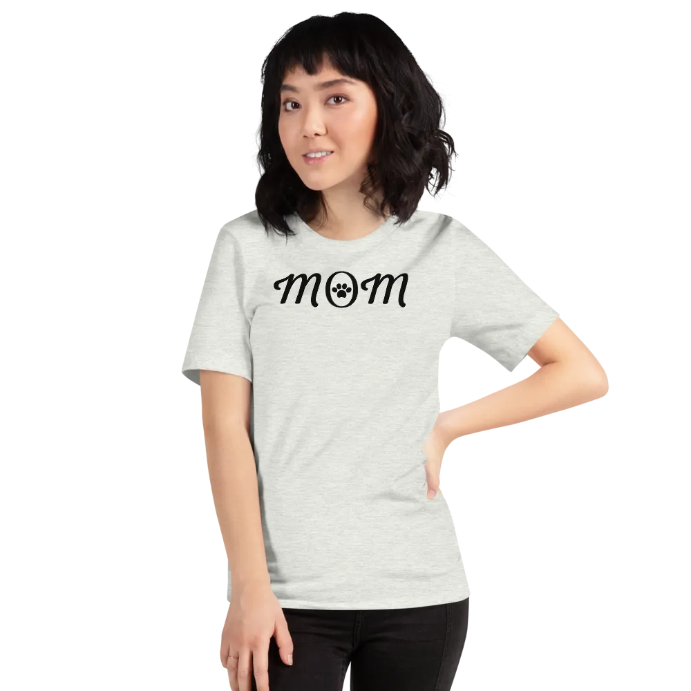 Mom w/ Dog Paw T-Shirts - Light