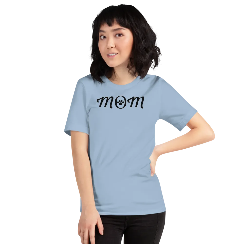 Mom w/ Dog Paw T-Shirts - Light