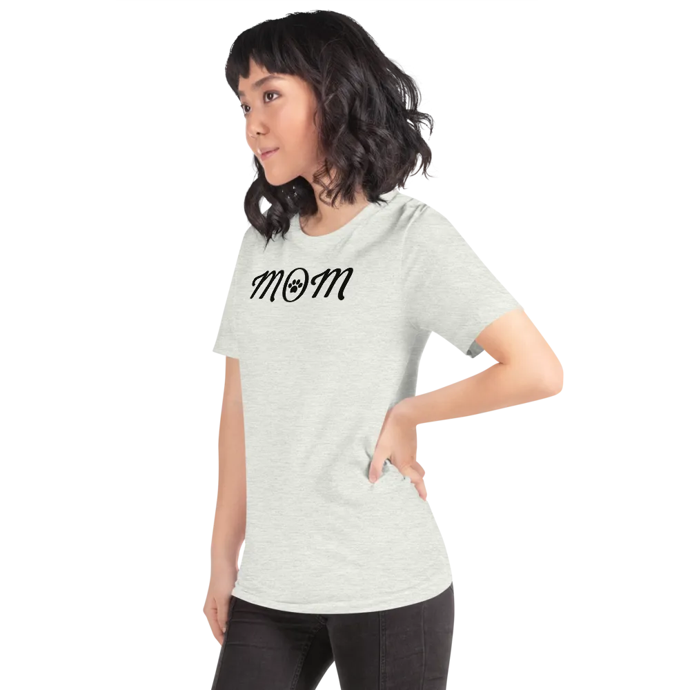 Mom w/ Dog Paw T-Shirts - Light