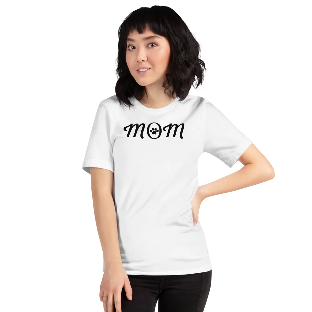 Mom w/ Dog Paw T-Shirts - Light