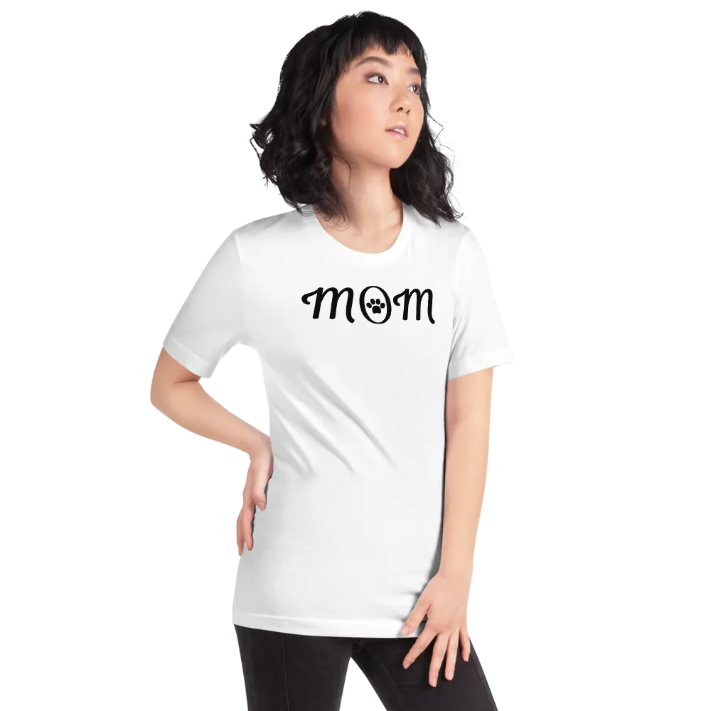 Mom w/ Dog Paw T-Shirts - Light