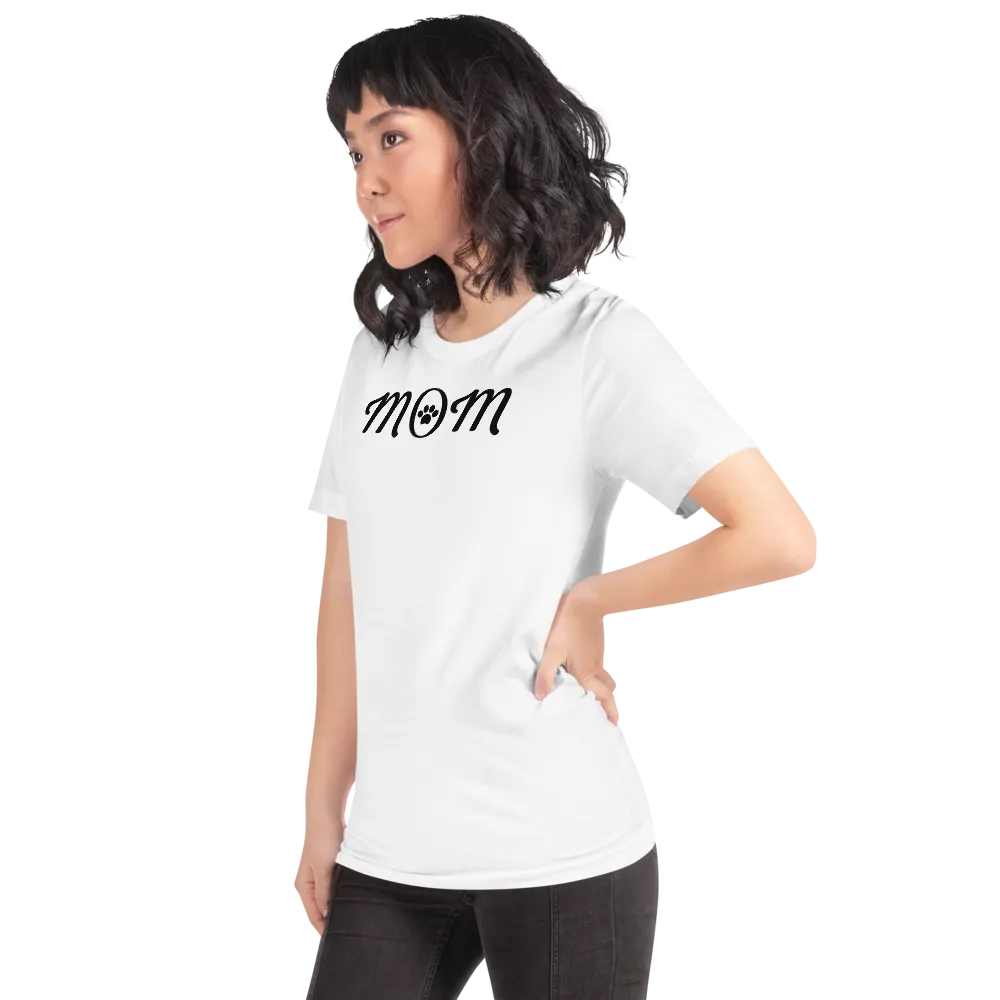 Mom w/ Dog Paw T-Shirts - Light