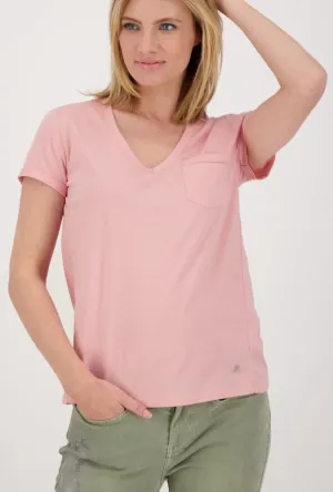 Monari V Neck Pocket Tee M406360