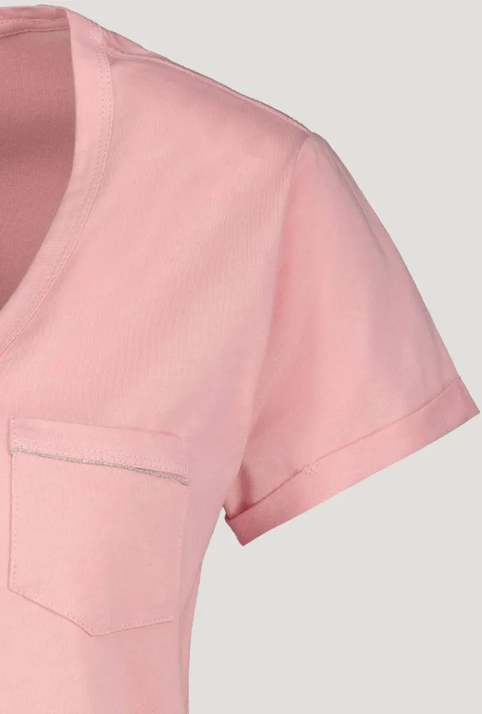 Monari V Neck Pocket Tee M406360