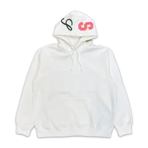 Multi S Logo Hooded Sweatshirt "White"
