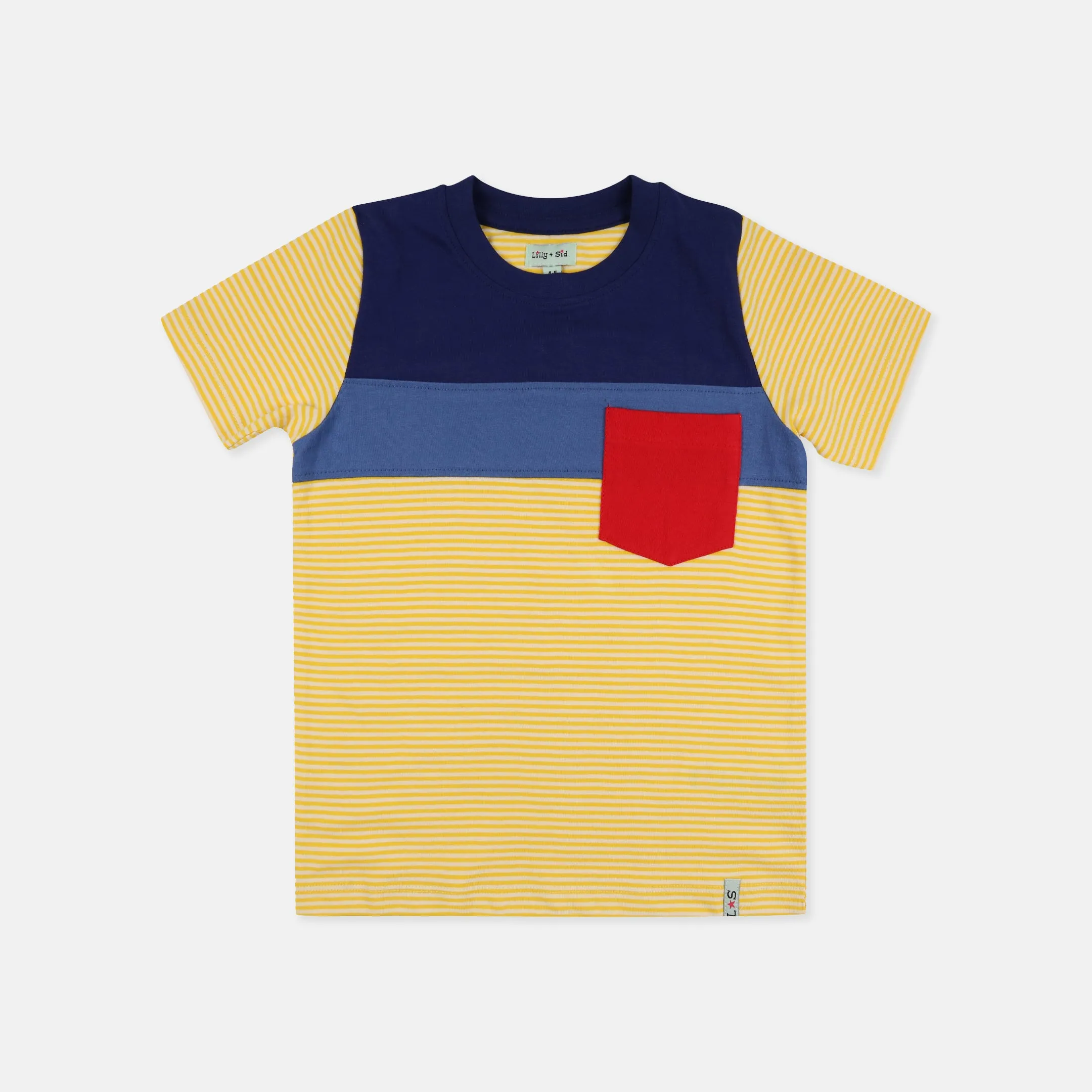 Multicoloured Colour Block T-Shirt