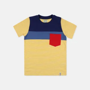 Multicoloured Colour Block T-Shirt