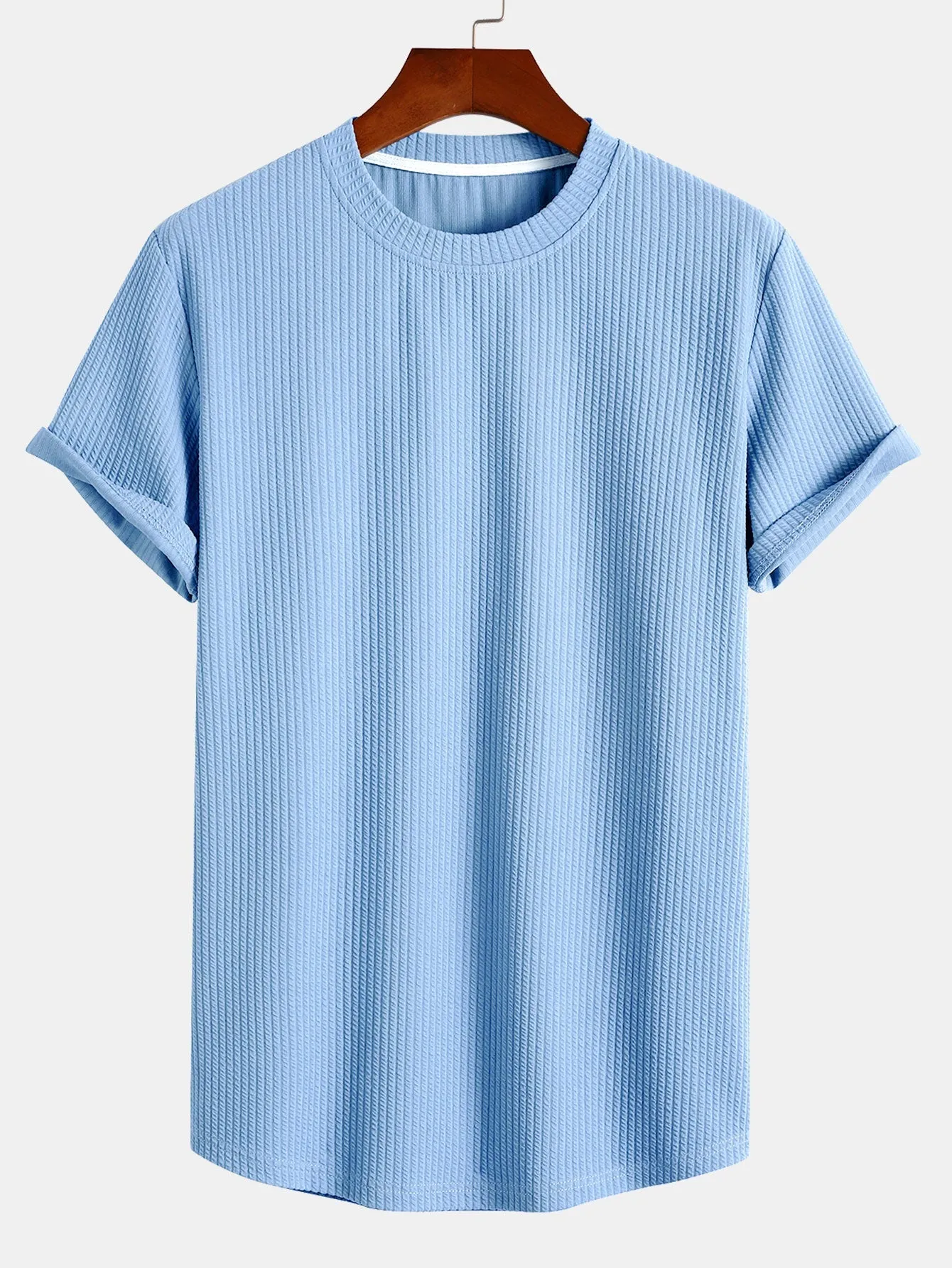 Muscle-Fit T-Shirt for Men with Stretch