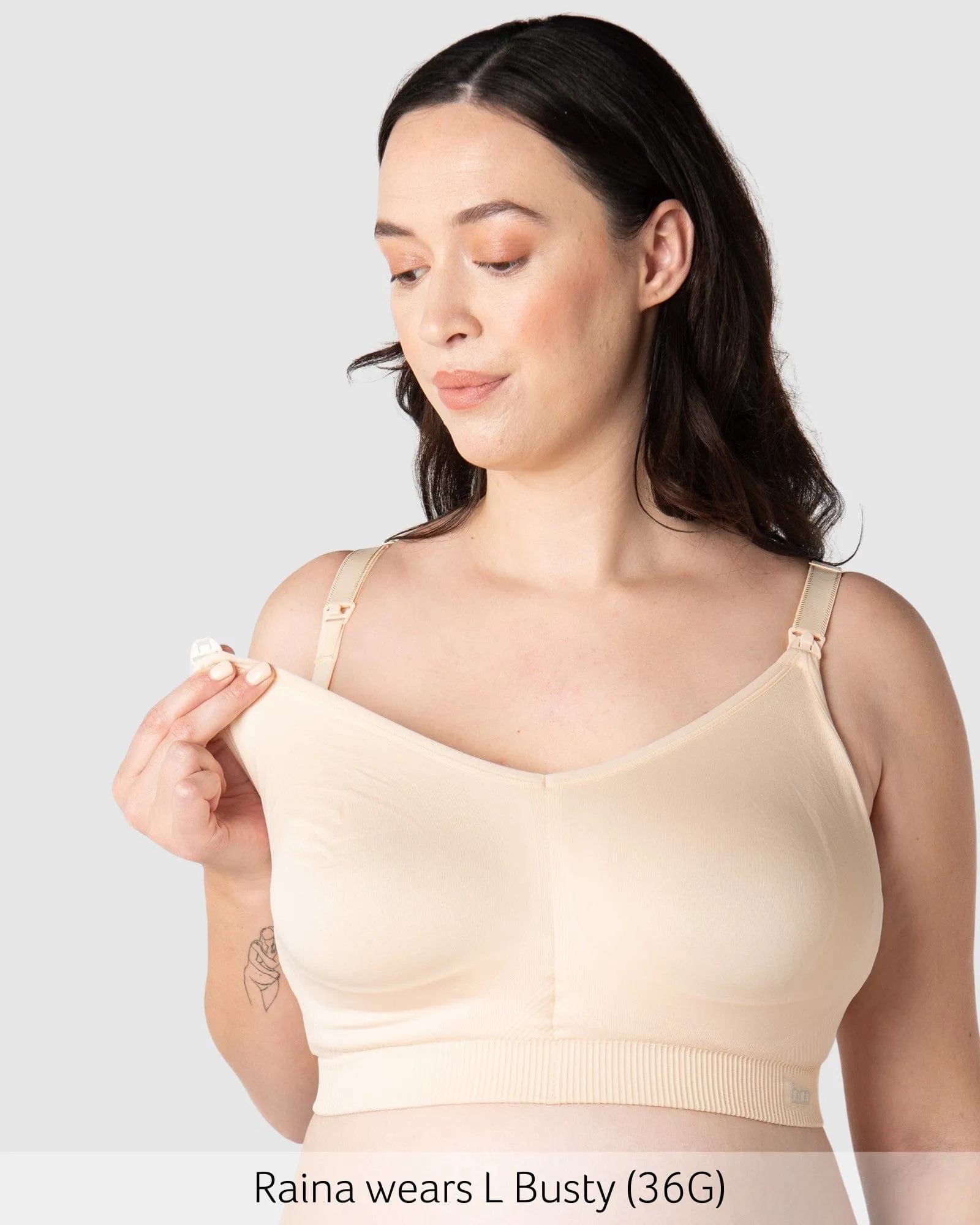 My Everyday Multifit Nursing Bra - Latte Busty