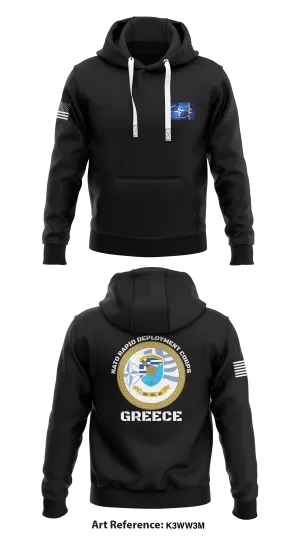 NATO Rapid Deployment Corp- Greece Store 1  Core Men's Hooded Performance Sweatshirt - k3Ww3M